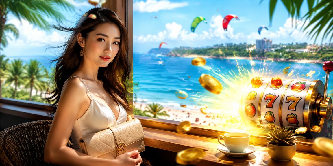 Người dùng tại Mũi Né vừa uống cà phê vừa chơi slot game trên điện thoại